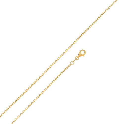 Sisterberry Diamond Cut Rolo Chain // 10k Italian Solid Gold