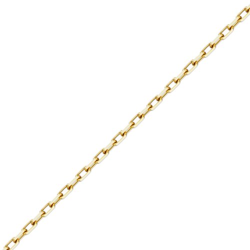 Sisterberry Diamond Cut Rolo Chain 10mm // 10k Italian Solid Gold