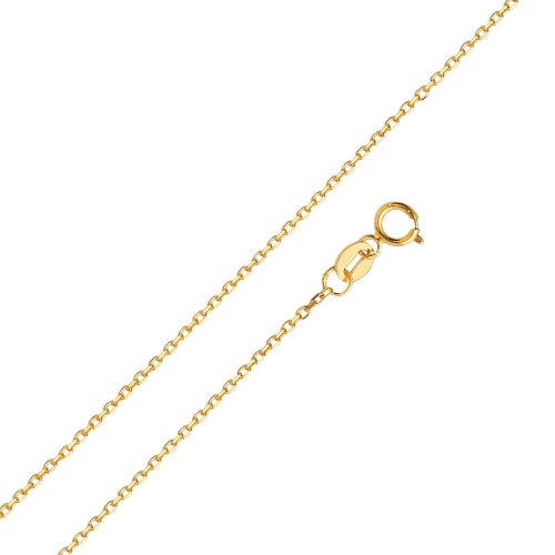 Sisterberry Diamond Cut Rolo Chain 10mm // 10k Italian Solid Gold