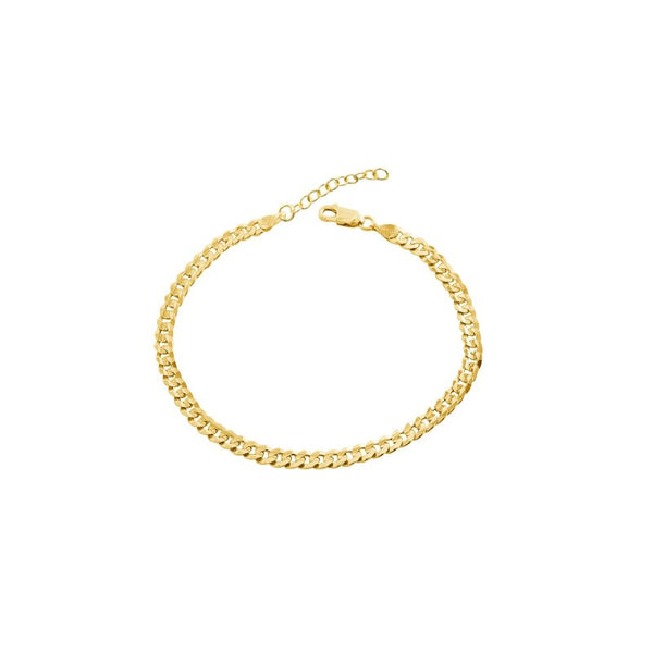 Dina Chain Bracelet // 10k Italian Solid Gold