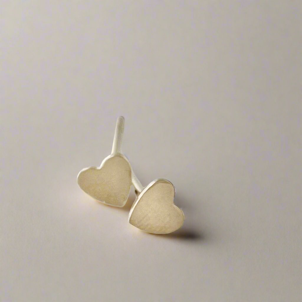 Amerie Mini Heart Studs // 14kt Gold Filled