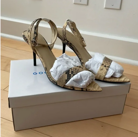 🖤 BRAND NEW Good American Strappy Heels // (65% OFF)