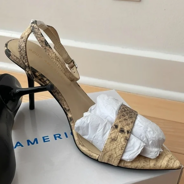 🖤 BRAND NEW Good American Strappy Heels // (65% OFF)