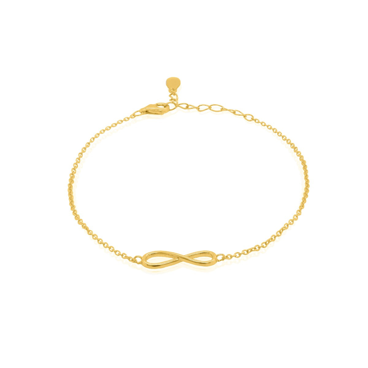 Hope Infinity Bracelet // 14kt Gold Vermeil