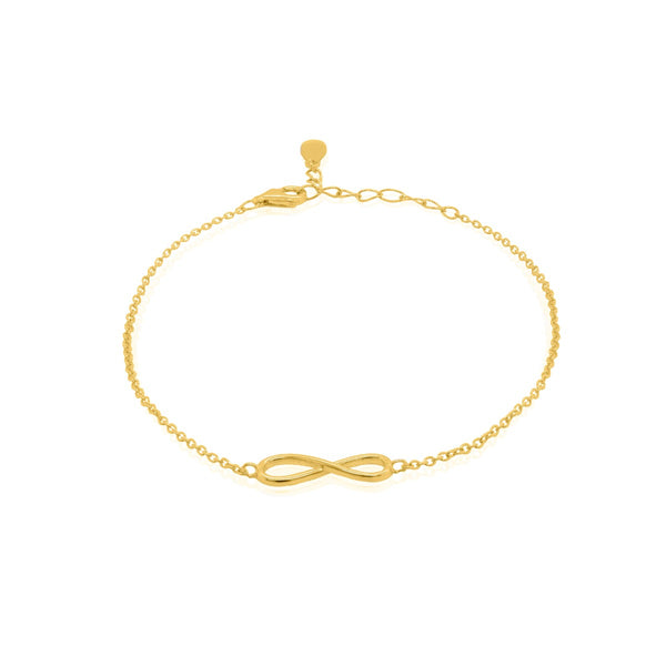 Hope Infinity Bracelet // 14kt Gold Vermeil
