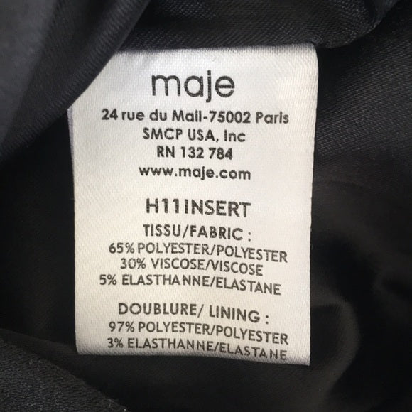 Maje Black Dress