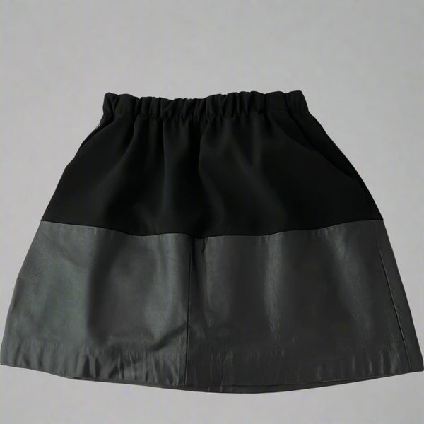 Vince Lamb Leather Skirt