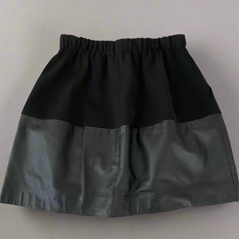 Vince Lamb Leather Skirt