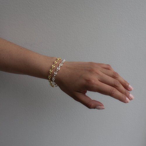 Atiana Puff Bracelet // Italian Sterling Silver