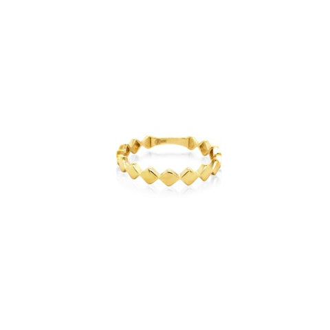 Jennifer Ring // 10k Italian Solid Gold