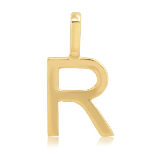 Alphabet Letter Pendant // 10K Solid Gold (11% OFF)