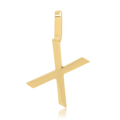 Alphabet Letter Pendant // 10kt Solid Gold