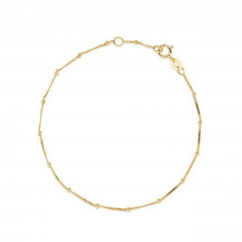 Bonnie Satellite Bracelet - 10K Italian Gold - Sisterberry & Co.