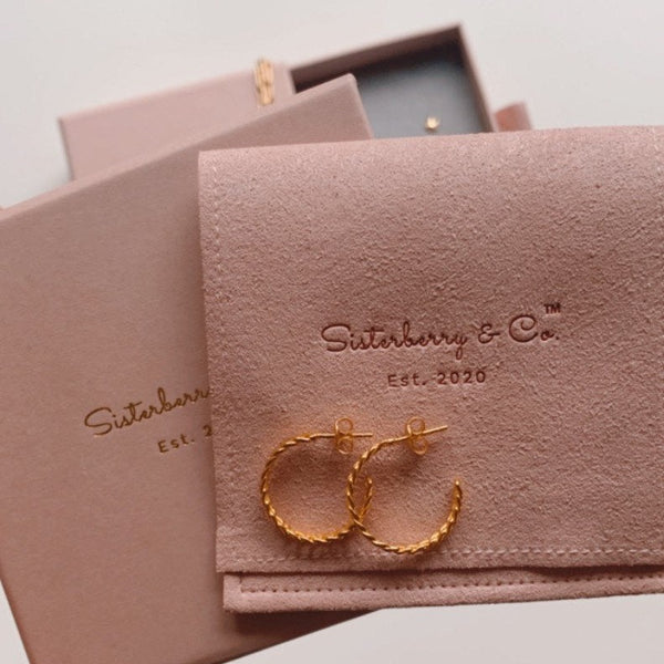 Vivian Chain Hoops // 14k Gold Vermeil