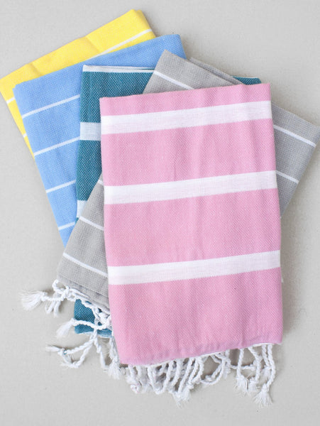Mini Ibiza Summer Baby Hammam Towel - Lemon - Sisterberry & Co.