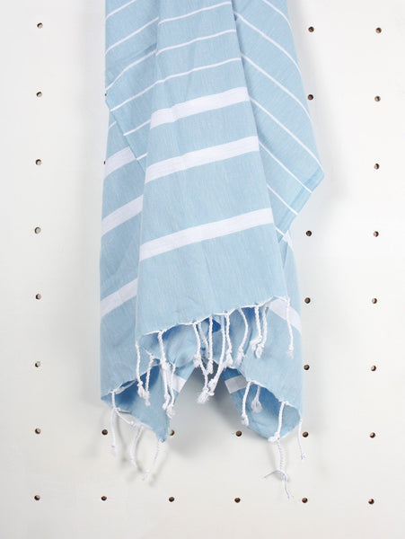 Mini Ibiza Summer Baby Hammam Towel - Ice Blue - Sisterberry & Co.