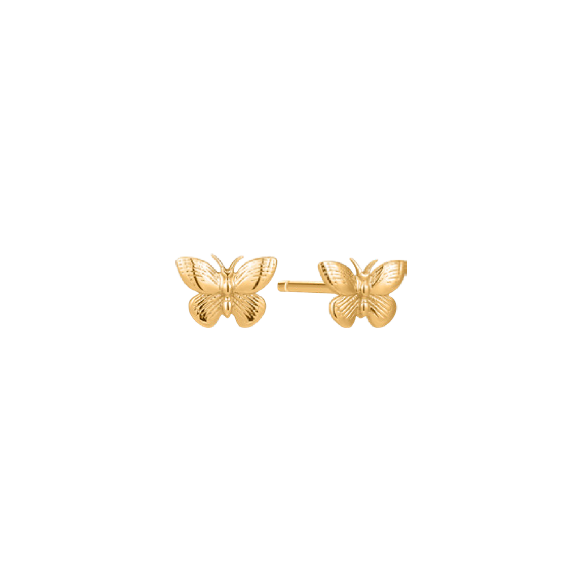 Lexi Butterfly Studs // 10k Solid Gold