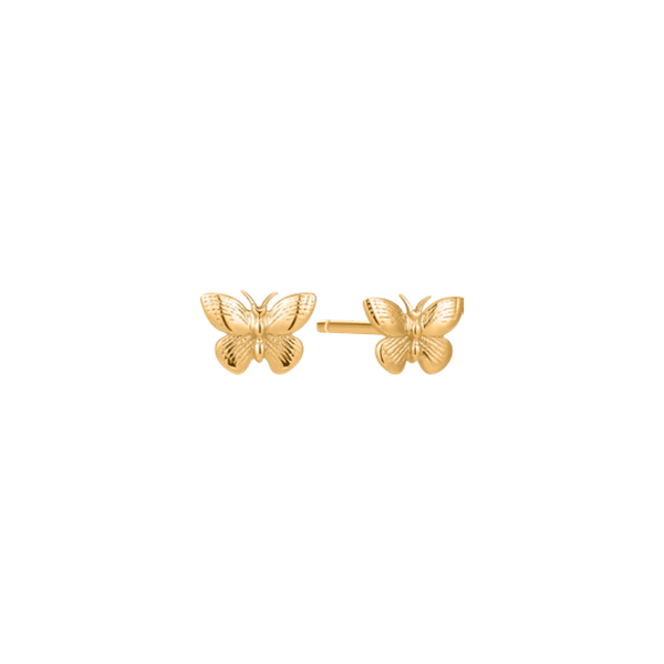 Lexi Butterfly Studs // 10k Solid Gold