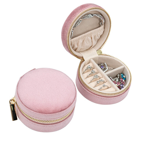 Round Jewellery Box // Pink