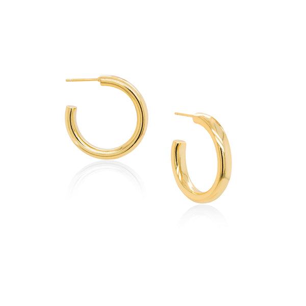 Mini Hannah Hoops - 14K Gold Vermeil - Sisterberry & Co.