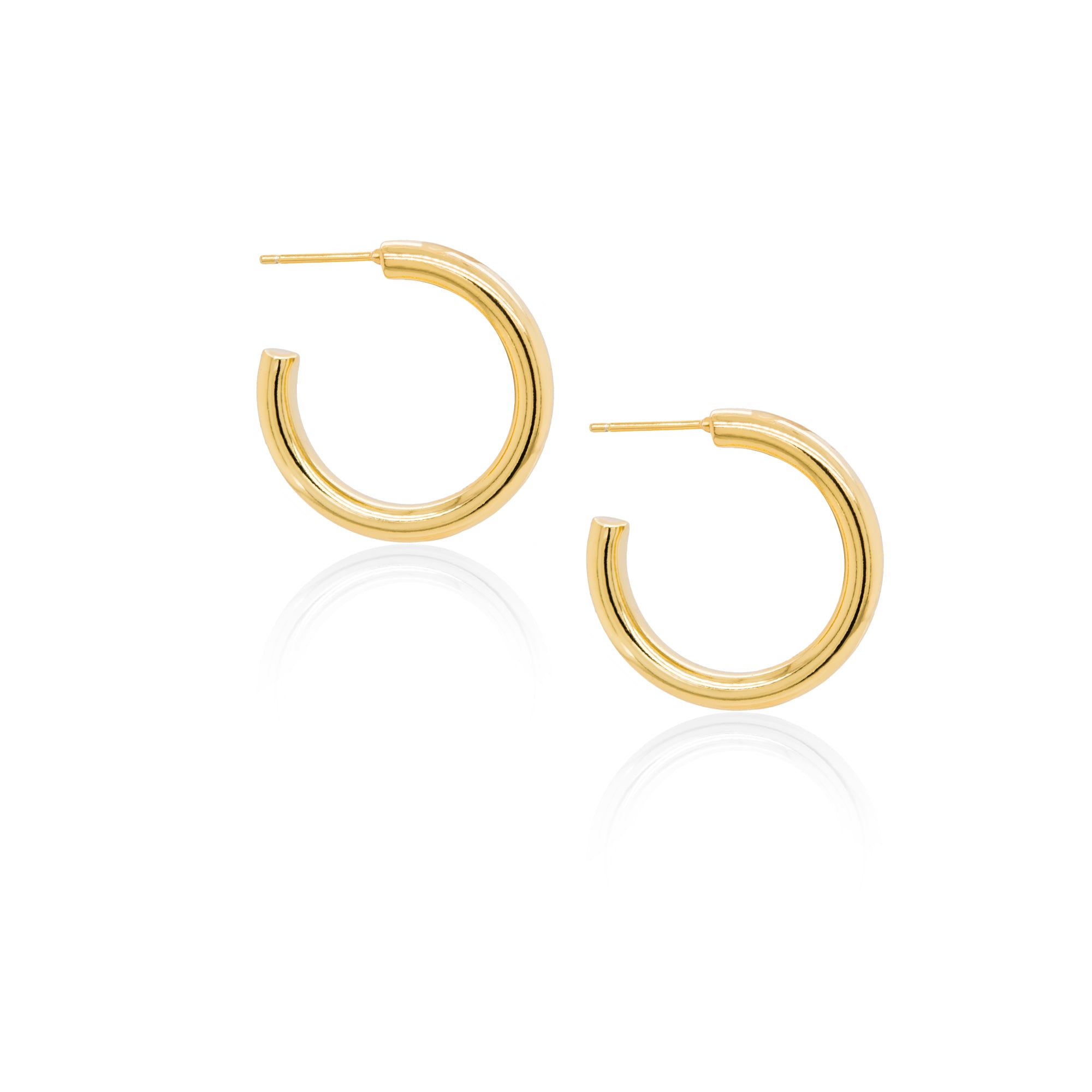 Mini Hannah Hoops - 14K Gold Vermeil - Sisterberry & Co.