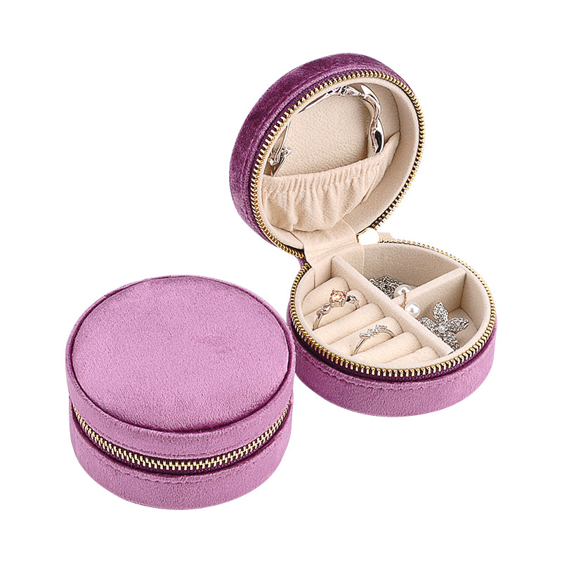 Round Jewellery Box // Violet