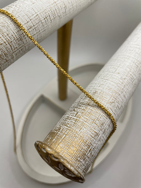 Cher Disco Chain Necklace // 14k Gold Vermeil