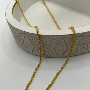 Cher Disco Chain Necklace // 14k Gold Vermeil