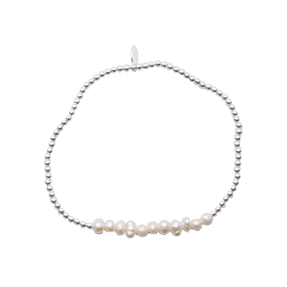 Sloan Freshwater Pearls Bracelet 2mm // Sterling Silver