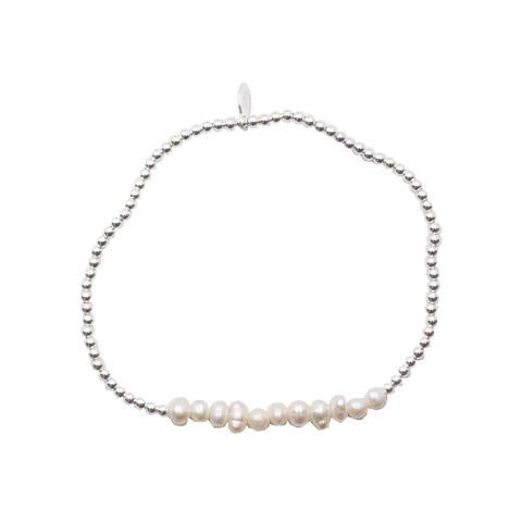 Sloan Freshwater Pearls Bracelet 2mm // Sterling Silver