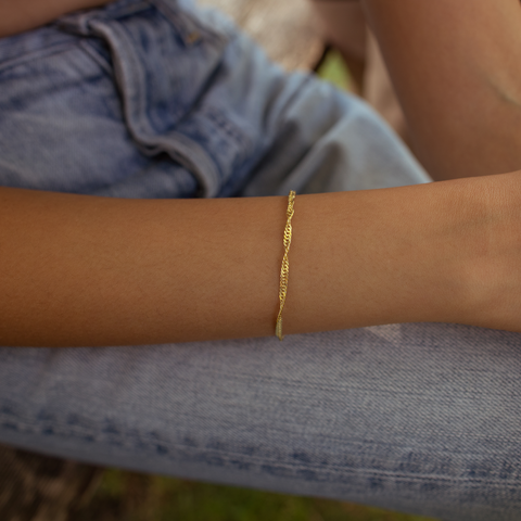 Kelly Bracelet // 14K Gold Vermeil