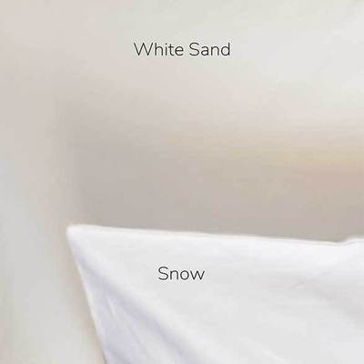 Organic Cotton Sham (Single) - Snow - Sisterberry & Co.