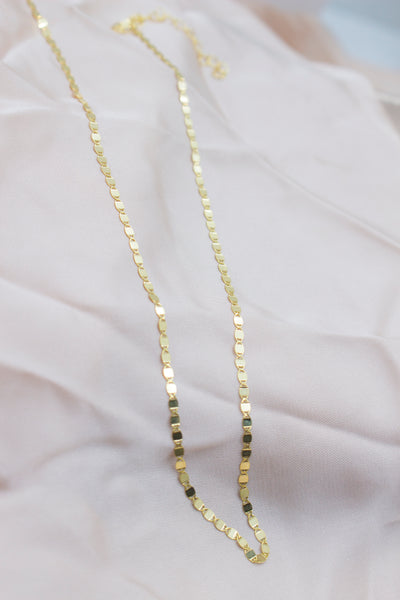 Loretta Necklace // 10k Italian Solid Gold