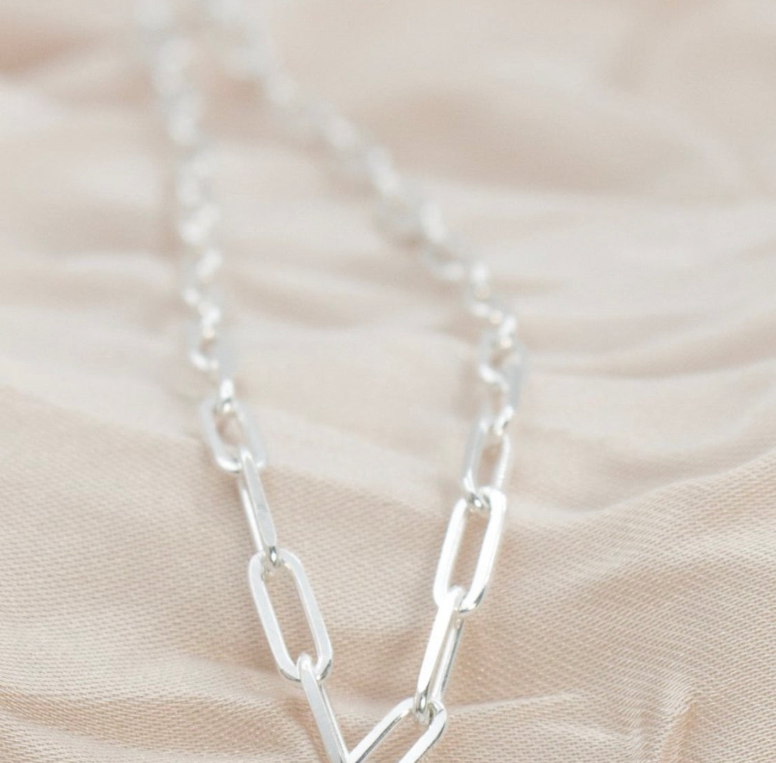 Yvonne Paperclip Chain Bracelet // Italian Sterling Silver