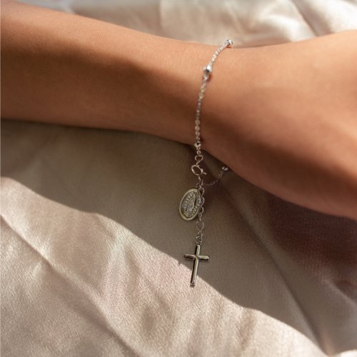 Natasha Rosary Bracelet // Sterling Silver