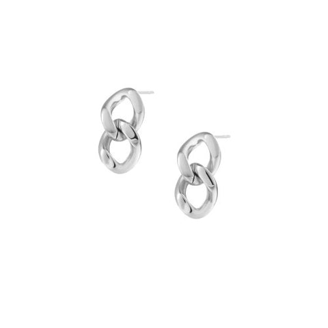 Adrienne Link Studs // Sterling Silver