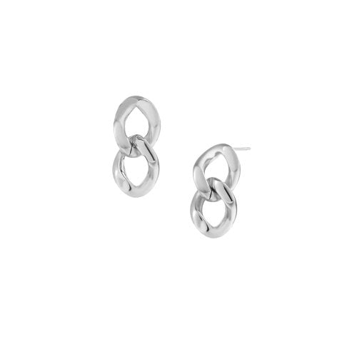 Adrienne Link Studs // Sterling Silver