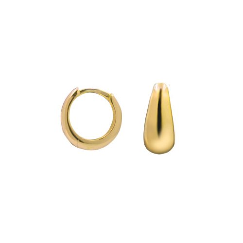 Mini Hilary Huggies // 14k Gold Vermeil