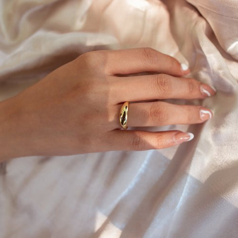 Rebekah Dome Ring // 14k Gold Vermeil