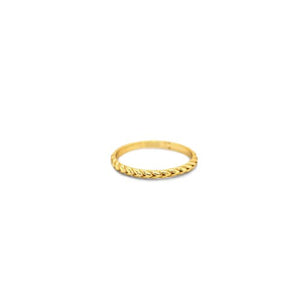 Ayla Braid Ring // 14k Gold Vermeil