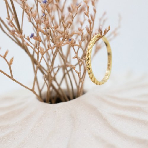 Ayla Braid Ring // 14k Gold Vermeil