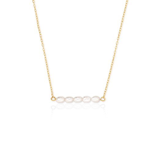 Michaela Pearl Necklace // 14k Gold Vermeil