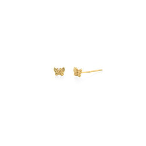 Cassie Butterfly Studs // 14k Gold Vermeil